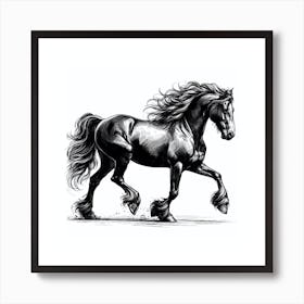 Horse Galloping 2 Art Print