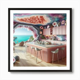 Galaxy Kitchen Art Print