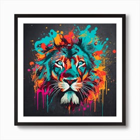 Written In The Photo Leones Del Caracas Illus Art Print