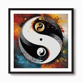 Yin Yang 78 Art Print