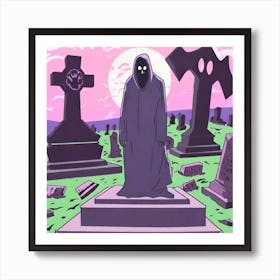 Graveyard 18 Art Print