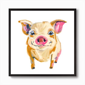 Yorkshire Pig 04 Art Print