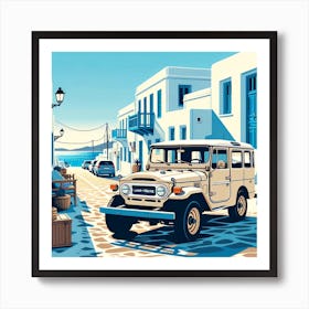 Toyota Land Cruiser 1 Art Print