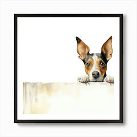 Toy Fox Terrier Dog 1 Art Print