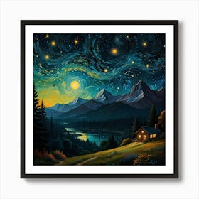 Starry Night 12 Art Print