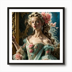 Victorian Beauty Art Print