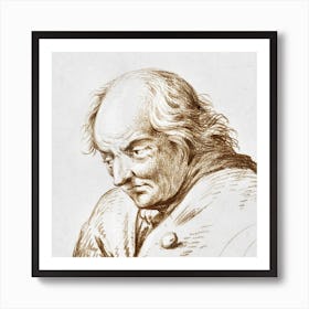 Portrait Of A Man, Jean Bernard Art Print