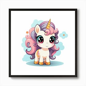 Cute Unicorn 816 Art Print