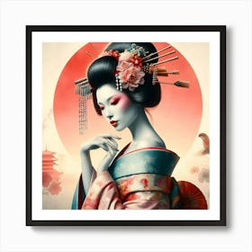 Geishaart110 Art Print