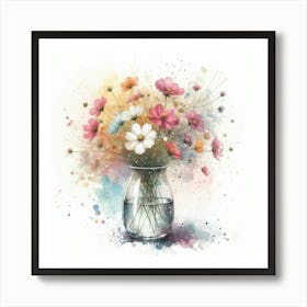 Flowers In A Vase Art Print