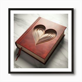 Heart Shaped Book 5 Art Print