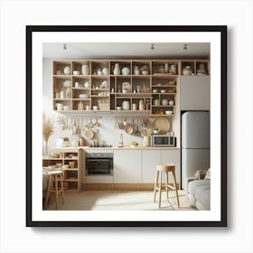 Small kitchen idea Art Print