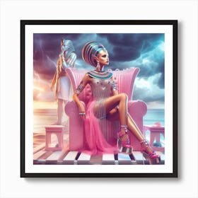 Queenz Vibez Art Print