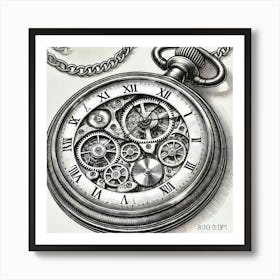 Pocket Watch Art Print