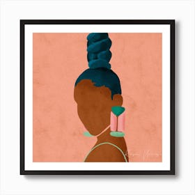 Bun Square Art Print