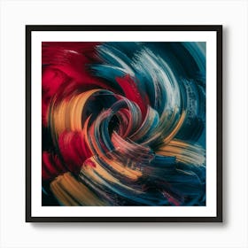 Abstract Swirl - Abstract Stock Videos & Royalty-Free Footage Art Print
