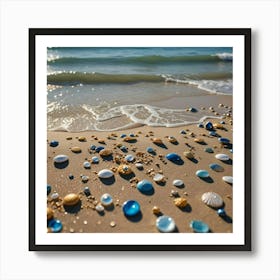 Sand, Beach, And Shells 3 Art Print