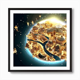 City In The Sky Art Print