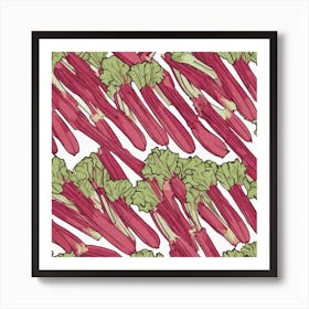 Rhubarb 130 Art Print