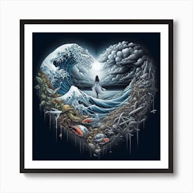 Hope and love Art Print