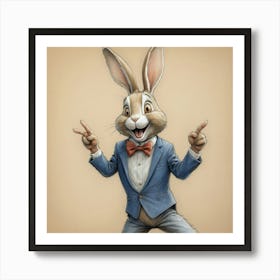 Easter Bunny 40 Art Print