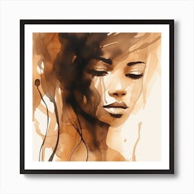 Coffee Girl Art Print