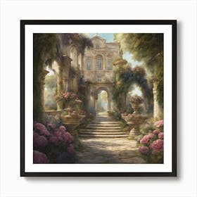 Rose Garden Art Print