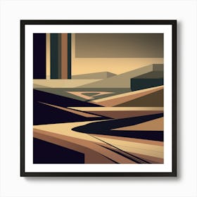 Abstract Landscape 5 Art Print