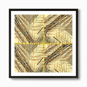 Abstract Geometric Pattern Art Print