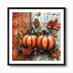 The Pumpkin Harvest 10 Art Print