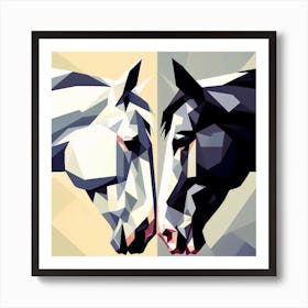 Pale horse, Dark Horse Art Print