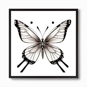 Butterfly Tattoo Art Print