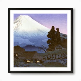 Mt Fuji Art Print