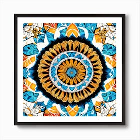 Abstract Mandala 30 Art Print