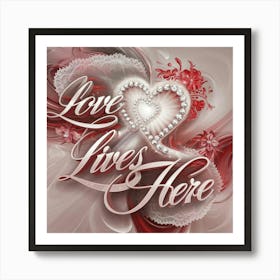 ATMOSHERE OF LOVE Art Print