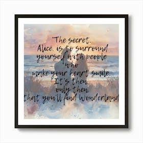 Secret Alice Art Print