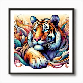 Creative Wild Animal Representation 34 Art Print