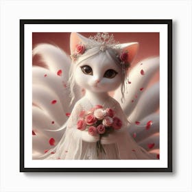 Wedding Cat Poster