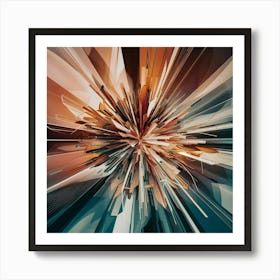 Prismatic pulse Art Print