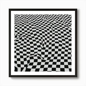 Checkered Pattern 4 Art Print