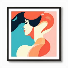 Woman'S Head 7 Art Print