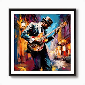 Jazz Musician 98 Art Print