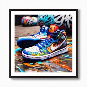 Nike Dunk High 1 Art Print