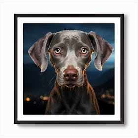 Weimaraner 2 Art Print