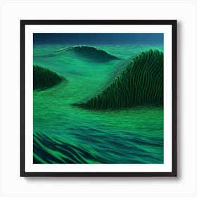 Ocean Waves Art Print