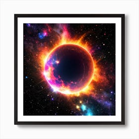 Fire Ring Art Print