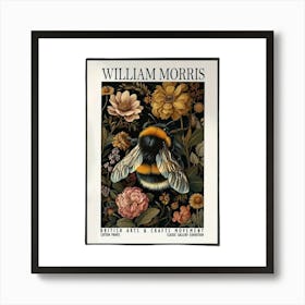 William Morris bee art print Art Print