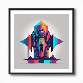 Futuristic Art 2 Poster