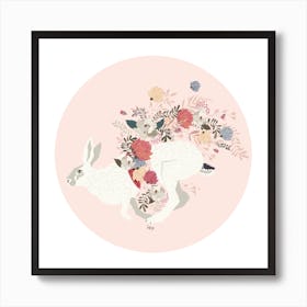 Wildflowers   Blush I Art Print