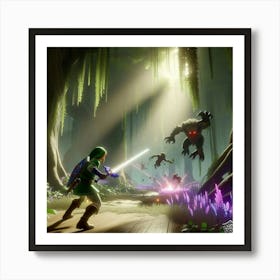 Legend Of Zelda Breath Of The Wild Art Print